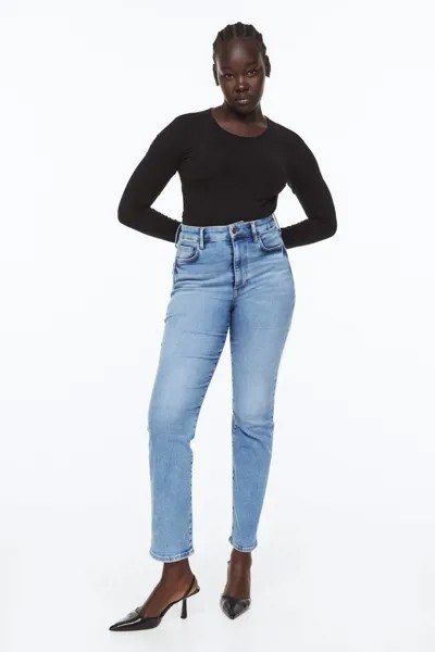Джинсы женские H&M 1091545006 голубые 4XL (доставка из-за рубежа)