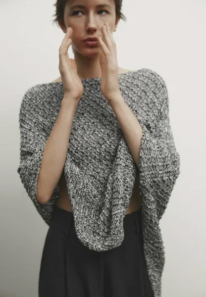 Накидка Massimo Dutti, черный