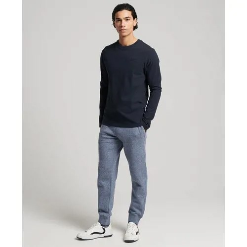Брюки джоггеры Superdry, размер XL (54), голубой, синий