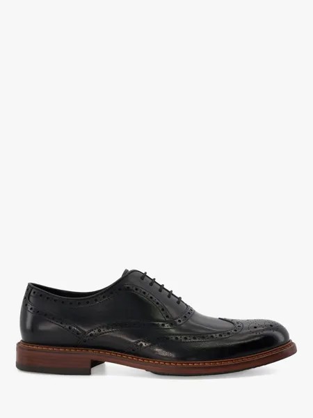 Кожаные оксфорды Dune Solihull Brogue, черный