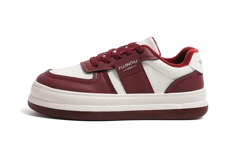 Кроссовки HUANQIU Skateboarding Shoes Women's Low-top, цвет Marky and fleece
