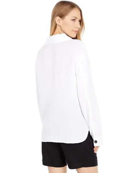 Куртка Sanctuary Cropped Shirt Jacket, белый