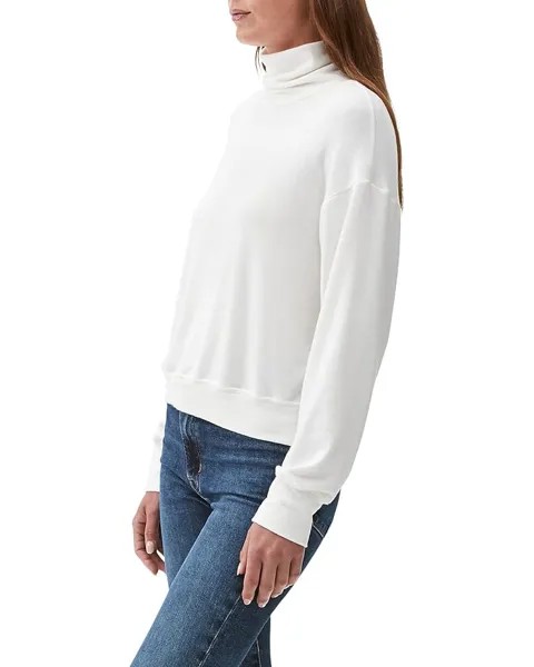 Пуловер Michael Stars Madison Brushed Jersey Mimi Turtleneck Pullover, цвет Chalk