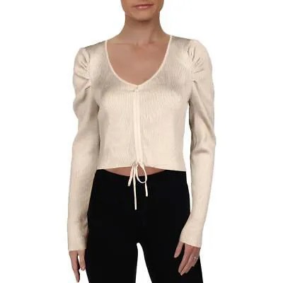 Женская укороченная блузка Madden Girl с v-образным вырезом для юниоров BHFO 2496