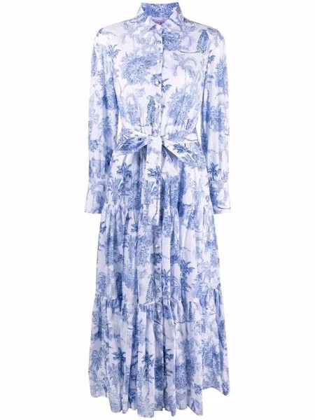 Mc2 Saint Barth floral-print shirt dress
