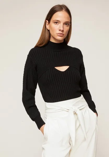 Свитер With Cut Out Pattern Motivi, черный