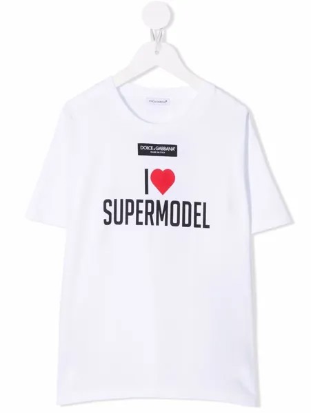 Dolce & Gabbana Kids футболка с короткими рукавами