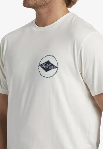 Футболка с принтом ROTOR SS Billabong, белый