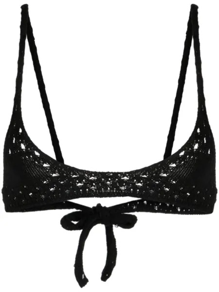 Cashmere In Love топ-бралетт Hanalei технике кроше, черный