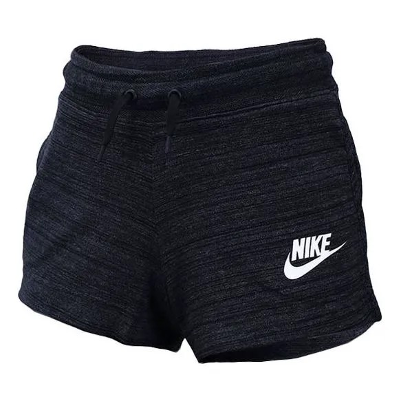 Шорты спортивные av15 трикотажные спортивные шорты на шнурке Nike, черный