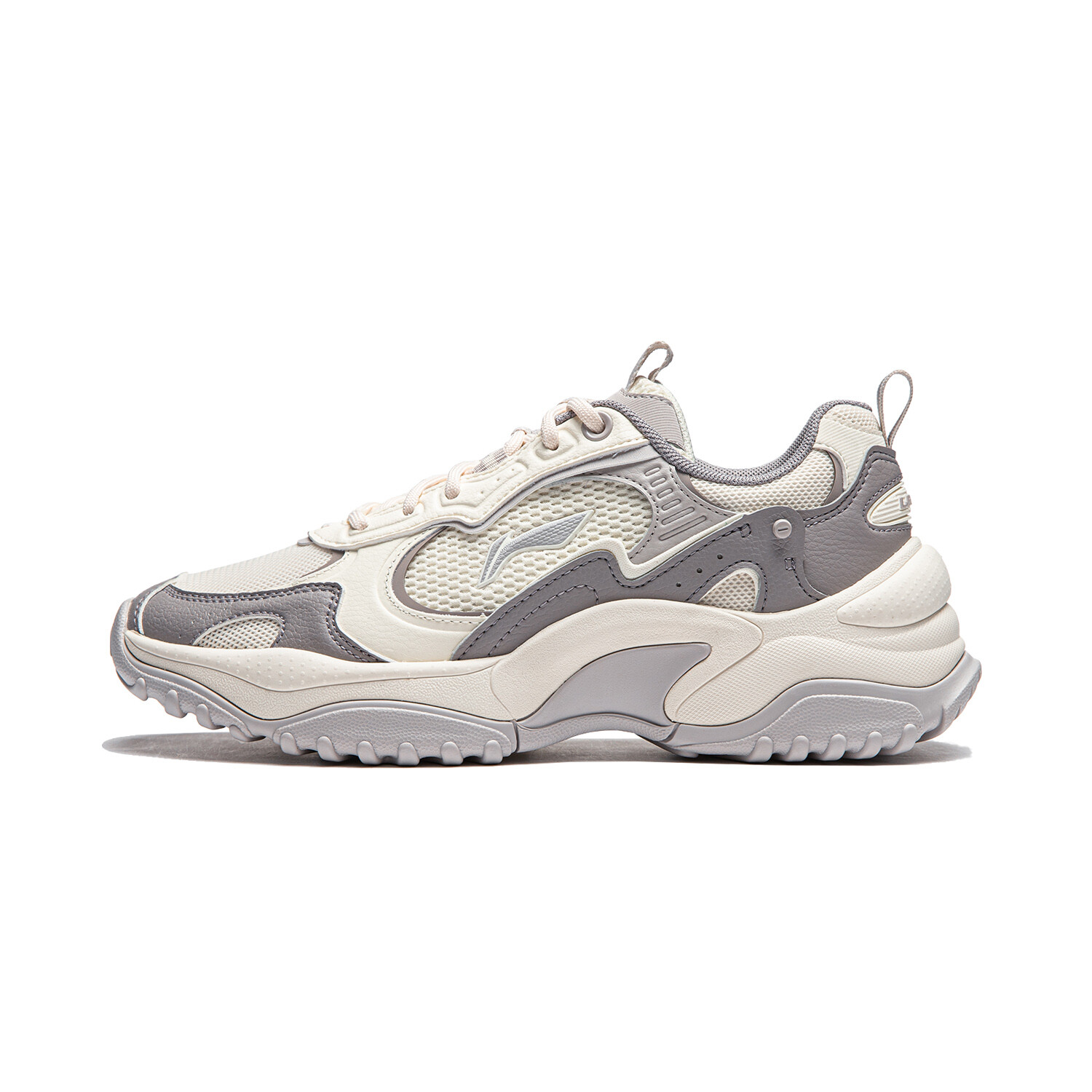 Кроссовки LINING Churui Lifestyle Shoes Women's Low-top Off-white/opal, белый