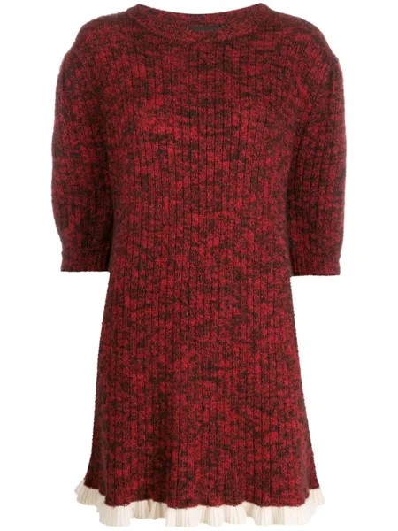 Платье-свитер Petra в рубчик Cashmere In Love, красный