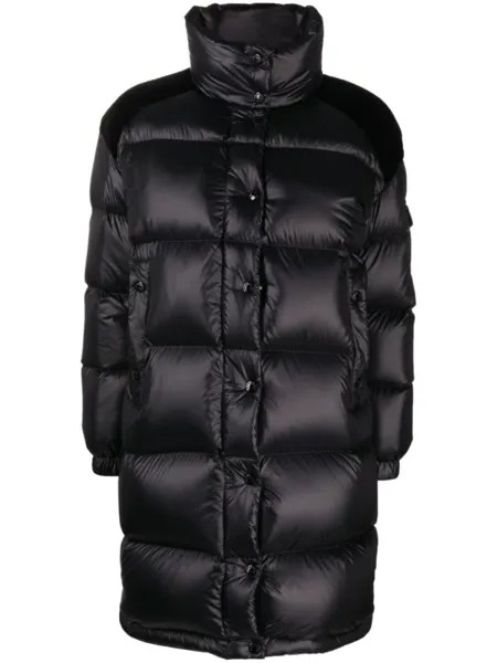 Moncler длинный пуховик Nyong, черный
