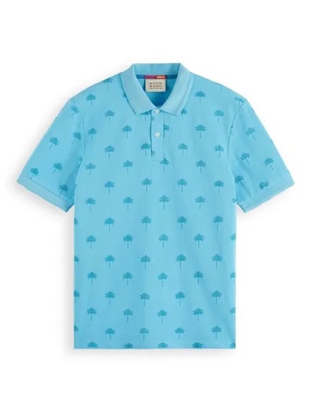 Рубашка поло Scotch & Soda, синий