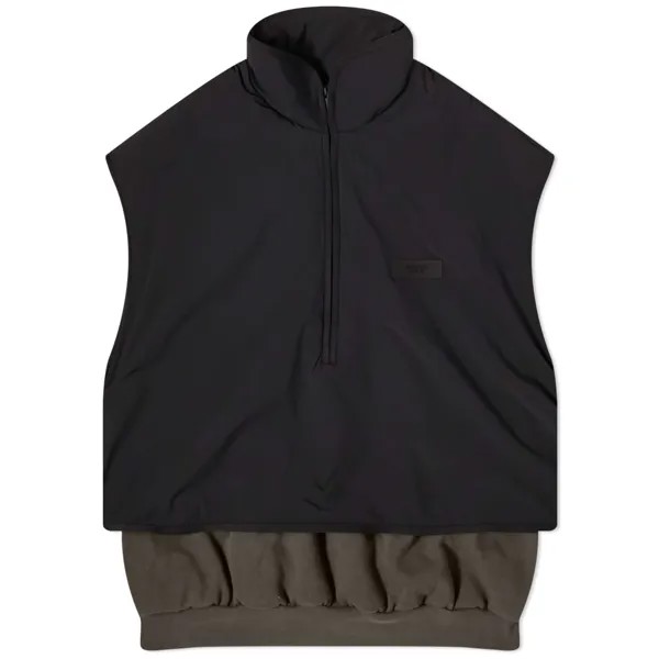 Жилет Fear Of God Essentials Spring Nylon Fleece Mockneck, цвет Ink & Jet Black