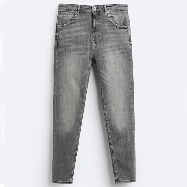 Джинсы Zara Skinny Fit, серый