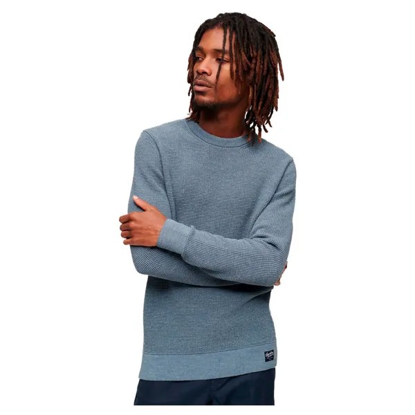 Свитер Superdry Textured Crew Neck, серый
