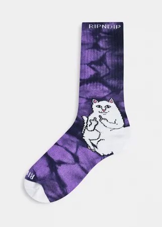 Фиолетовые носки RIPNDIP Lord Nermal-Фиолетовый цвет