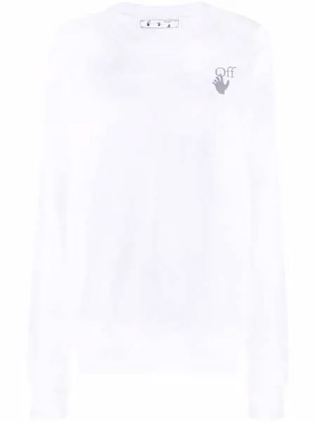 Off-White толстовка Chine с круглым вырезом и логотипом Arrows