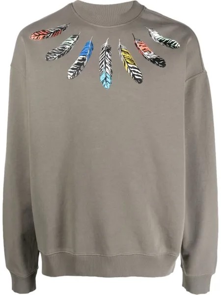 Marcelo Burlon County of Milan толстовка с принтом, зеленый