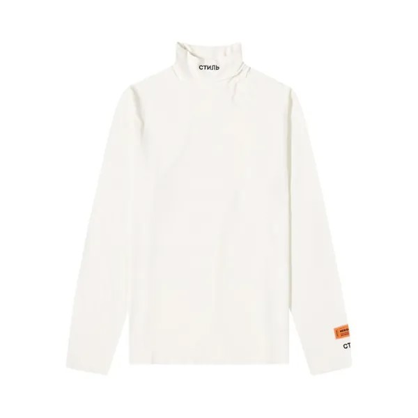 Лонгслив Heron Preston CTNMB Long-Sleeve Rollneck 'White', белый
