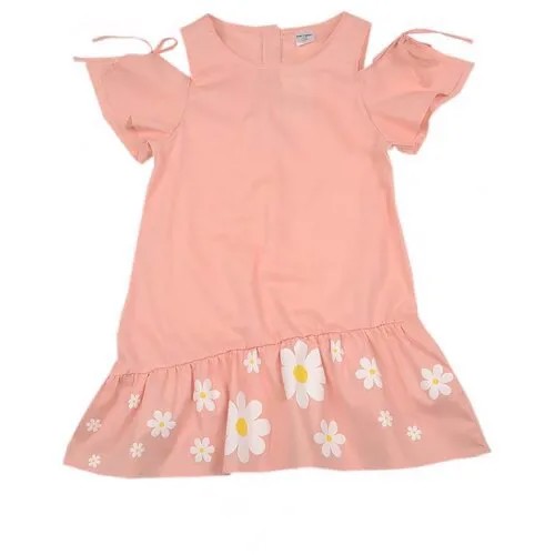Платье Mini Maxi, хлопок, размер 122, синий