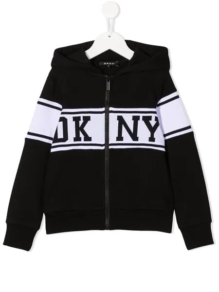 Dkny Kids худи на молнии с логотипом