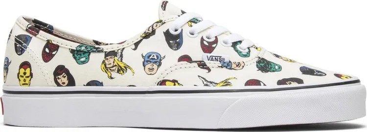 Кеды Vans Marvel x Authentic Marvel Heads, кремовый