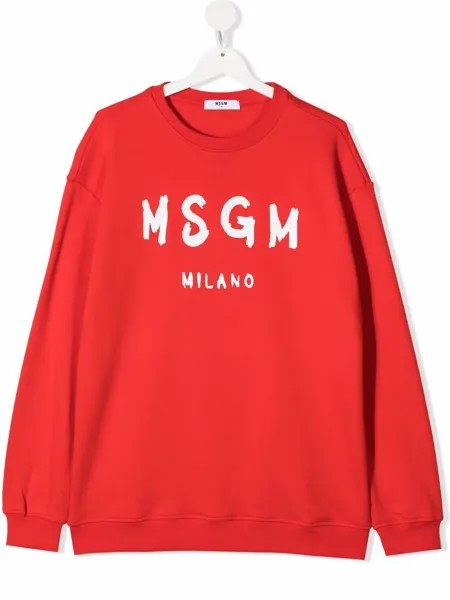 MSGM Kids толстовка с логотипом