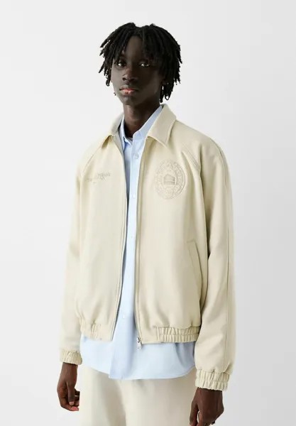 Бомбер Bershka, бежевый