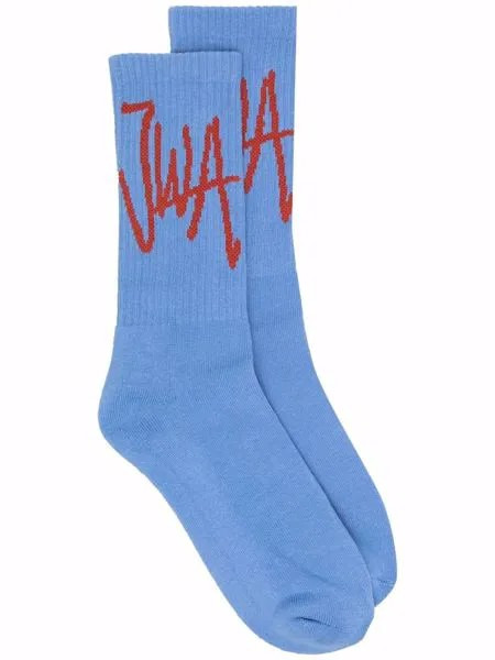JW Anderson носки с вышитым логотипом