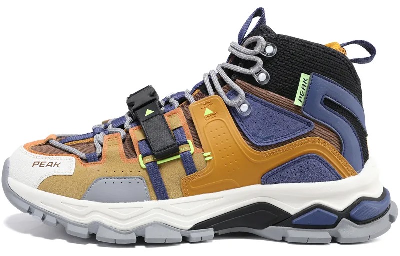 PEAK State Pole Lifestyle Shoes Men High-top Champagne Yellow
