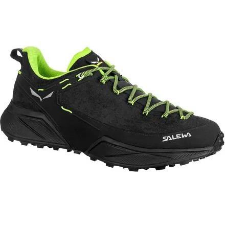 Кожаные походные туфли Dropline мужские Salewa, цвет Black/Pale Frog