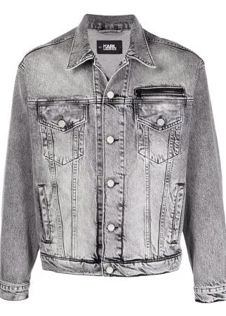 Karl Lagerfeld джинсовая куртка с логотипом