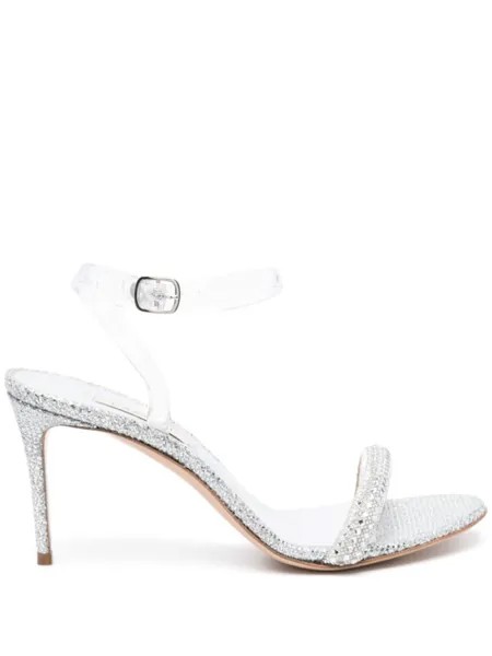 Casadei босоножки Blade Stratosphere 90, серебристый