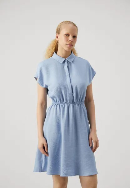Платье-рубашка VMMELONY SHORT DRESS Vero Moda, синий