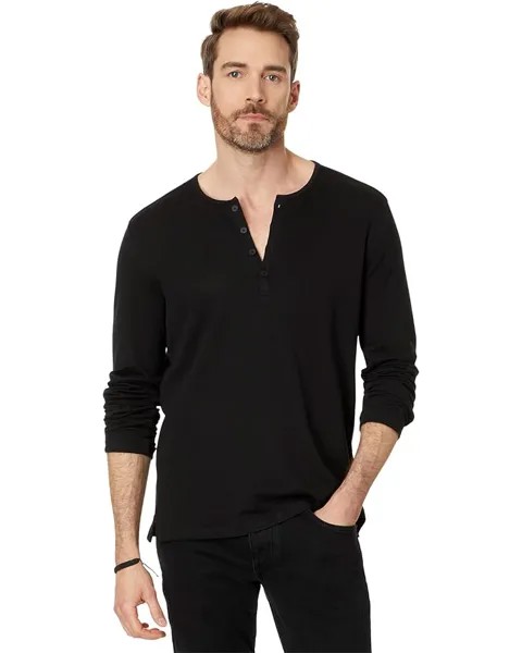 Футболка John Varvatos Walden Henley, черный
