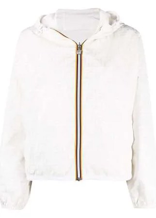 Fendi куртка с капюшоном и логотипом FF