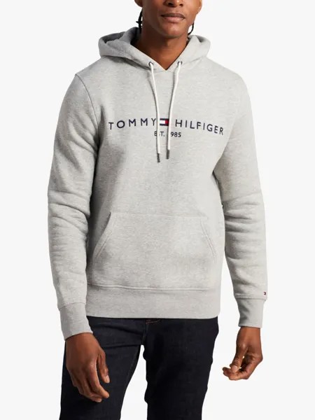 Толстовка с логотипом Tommy Hilfiger, облачный хизер