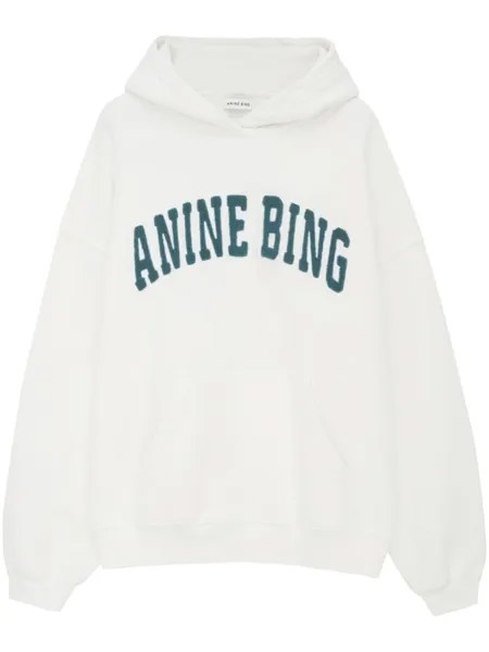 ANINE BING худи Harvey из органического хлопка, белый
