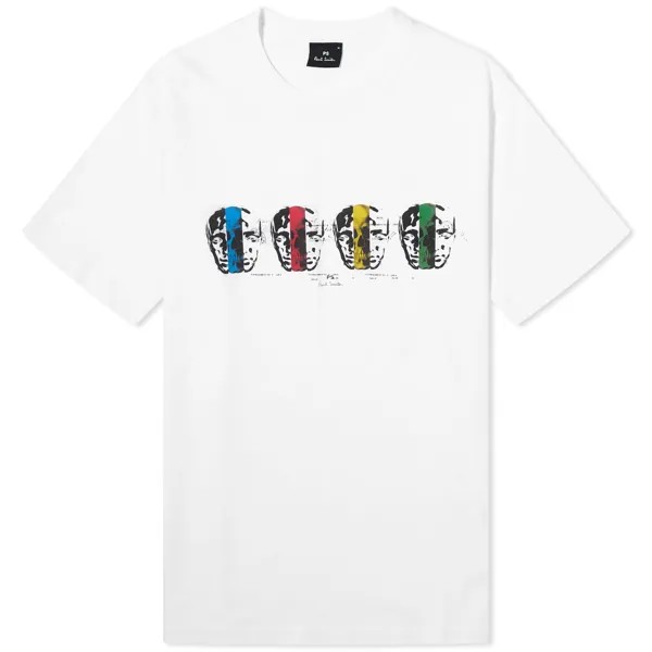 Футболка Paul Smith Faces T-Shirt, белый