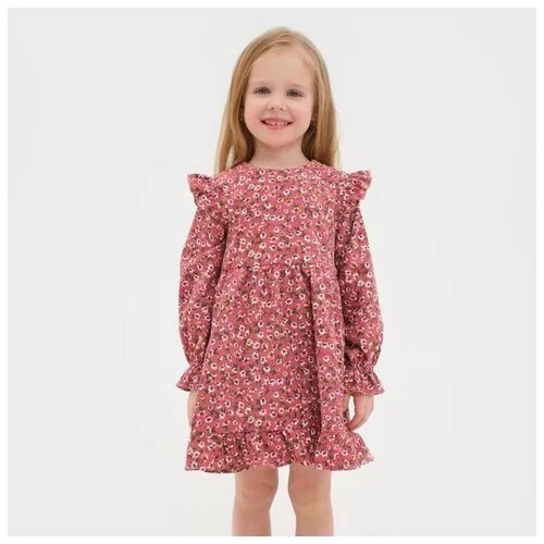 Платье Kaftan, размер 98/104, розовый