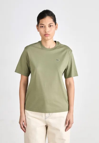 Базовая футболка Lacoste, хаки