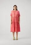 Дневное платье CARMARRAKESH LIFE MIDI DRESS Only Carmakoma, розовый
