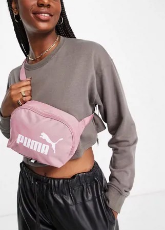 Розовая сумка-кошелек на пояс Puma Phase-Розовый цвет