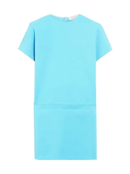 Платье из джерси с драпировкой Pesi Sportmax, бирюзовый