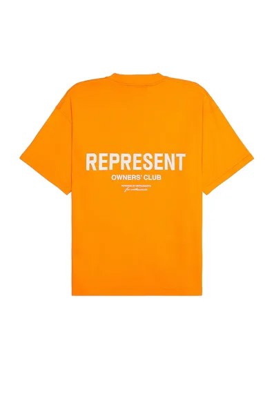 Футболка REPRESENT Represent Owners Club T-shirt, цвет Neon Orange