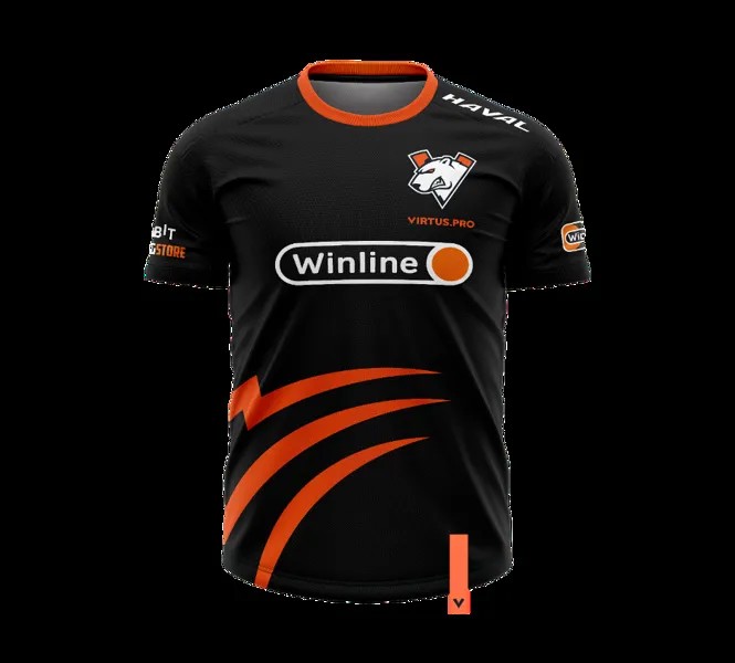 Футболка мужская Virtus.pro Virtus.pro 2022-2023 черная XXL