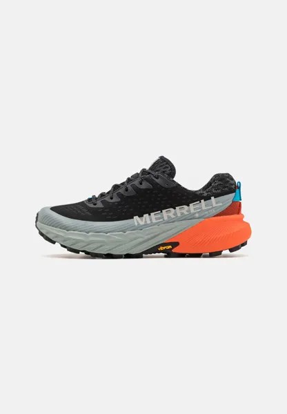 Кроссовки для бега по пересеченной местности AGILITY PEAK 5 GTX Merrell, цвет black/tangerine