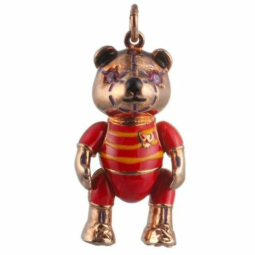 Подвеска ELEMENT47, серебро, 925 проба, рубин